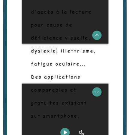 Illustration : Lecteur immersif mise en page personnalisée