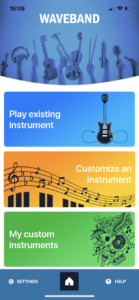 Interface de la version iPhone