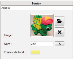 Menu édition : importer image et texte