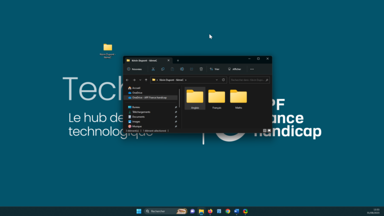 Les dossiers avec leur icône "classique"