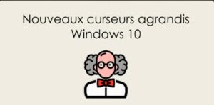 Curseurs agrandis Windows