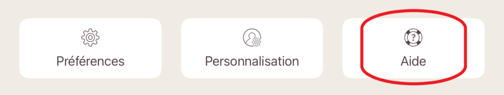 L'onglet Aide de Lemma